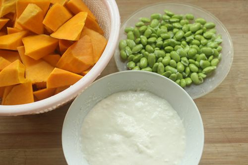 Pumpkin Edamame Soup recipe