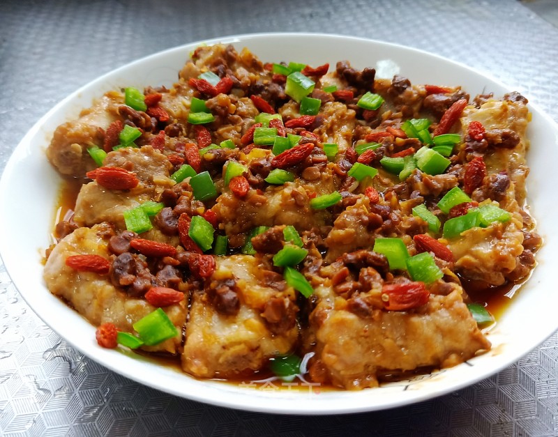 Steamed Pork Ribs in Black Bean Sauce recipe