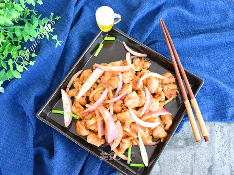 Pan-fried Black Pepper Chicken Thigh recipe