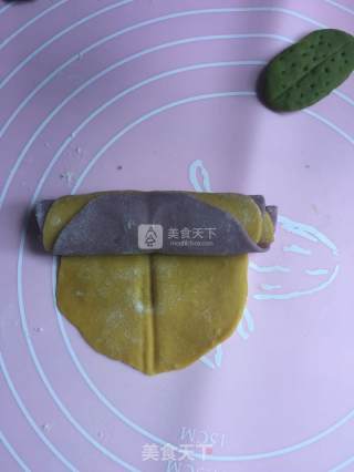 Three-color Steamed Cake recipe