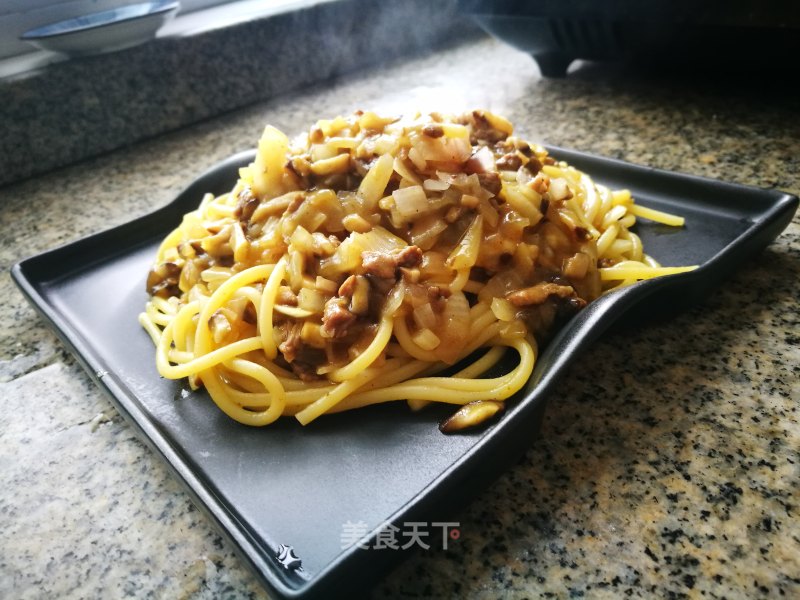 Curry Beef Spaghetti recipe