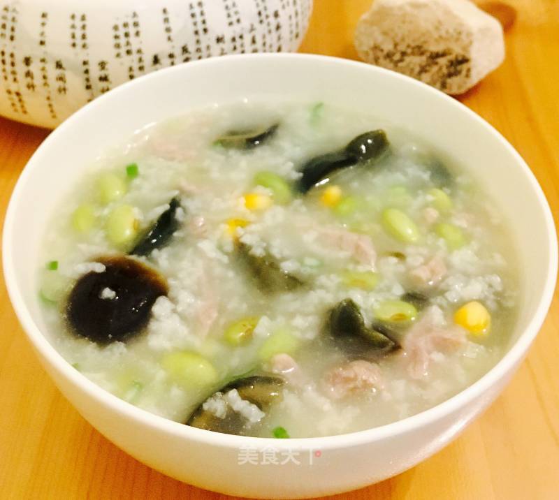 Congee with Preserved Egg and Lean Meat recipe