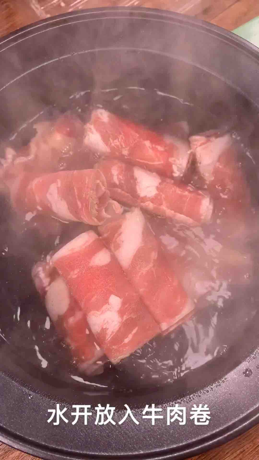 Spicy Potato Beef Roll recipe