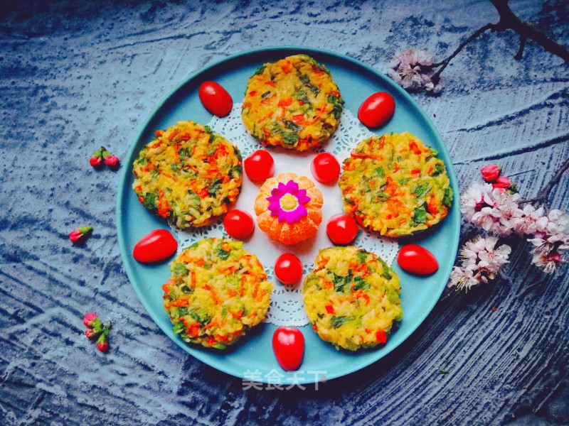 Spring Wild Vegetables: Pan-fried Rice Crackers recipe