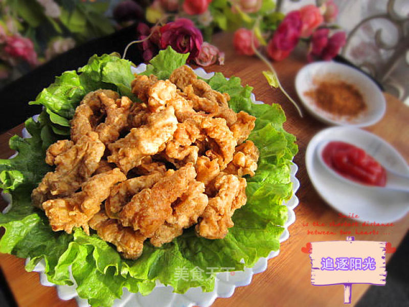 Fried King Pleurotus recipe