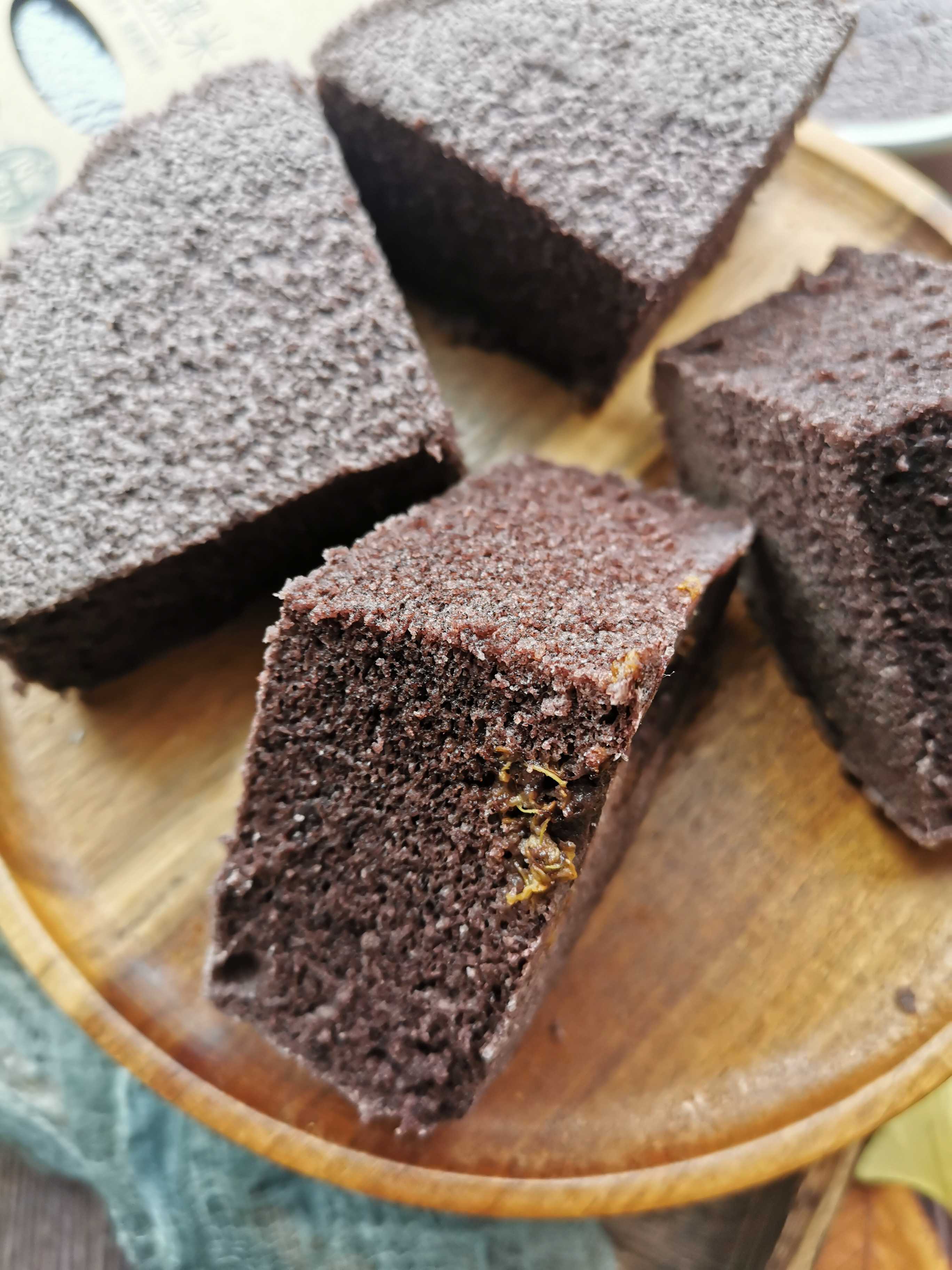 Osmanthus Black Rice Cake recipe