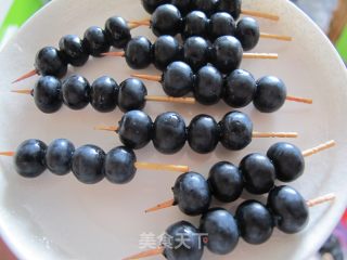 Mini Blueberry Candied Fruit recipe