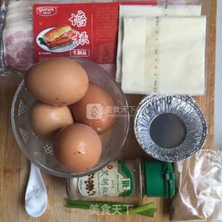 #aca烤明星大赛#quick Breakfast~bacon Egg Cup recipe