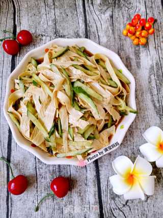 【tianjin】cool Cucumber Soybean Skin recipe