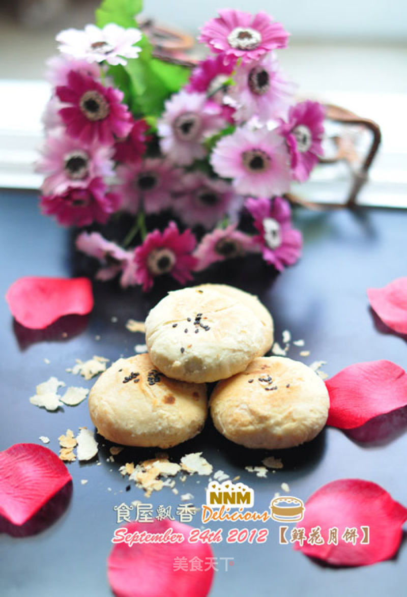 Feeling in The Rose Garden-rose Flower Moon Cakes recipe