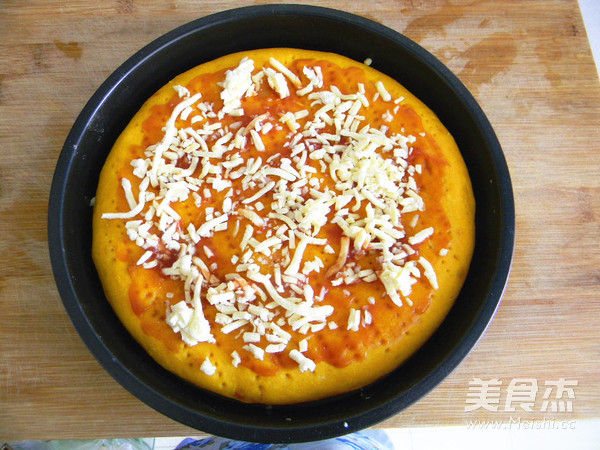 Pumpkin Ham Pizza recipe