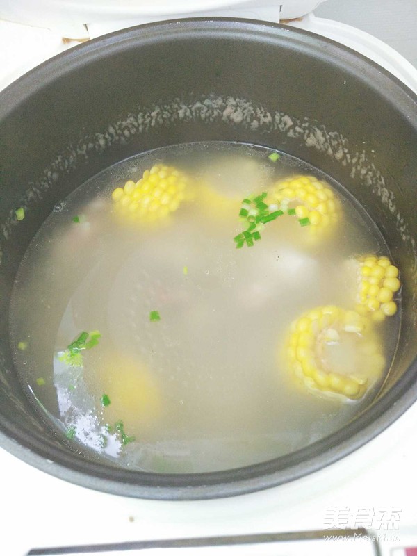 Corn Yam Pork Ribs Soup recipe