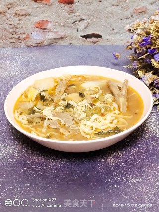 Sauerkraut Duck Noodle recipe