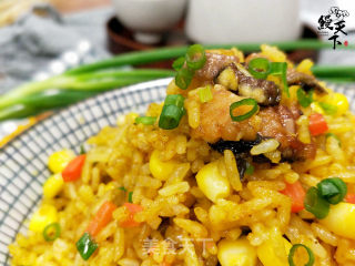 Curry Eel and Egg Fried Rice recipe