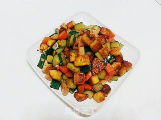 Stir-fried Mantou Ding recipe
