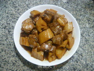 Pork Ribs Roasted Lotus Root recipe