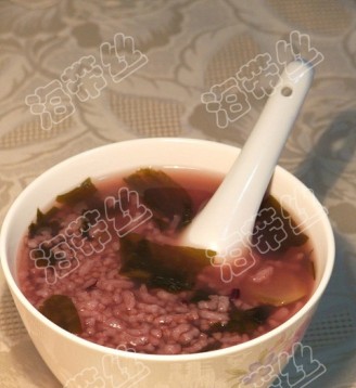 Purple Rice Porridge with Crony recipe