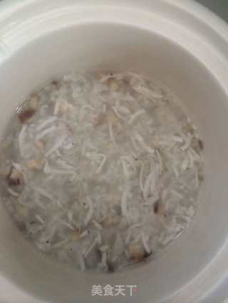 Mushroom Kissed Fish Congee recipe