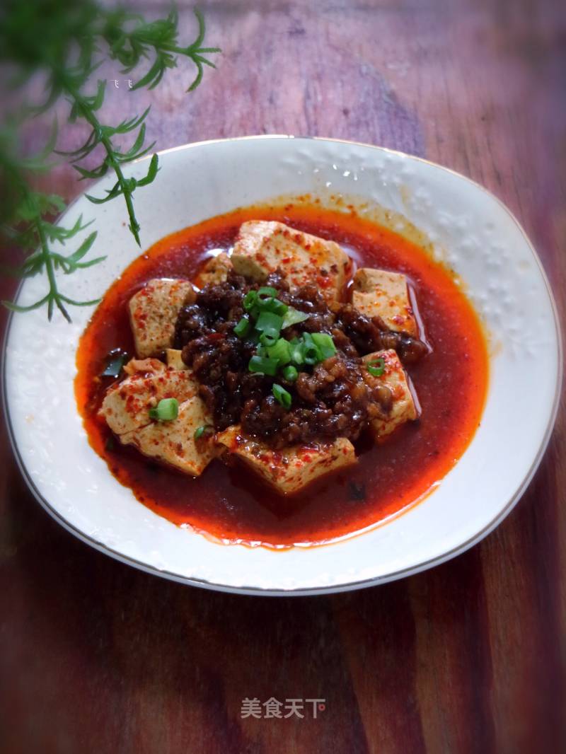 Spicy Tofu with Minced Meat recipe