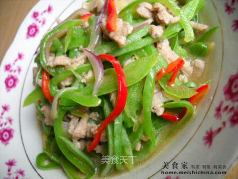 Stir-fried Pork with Snake Beans recipe