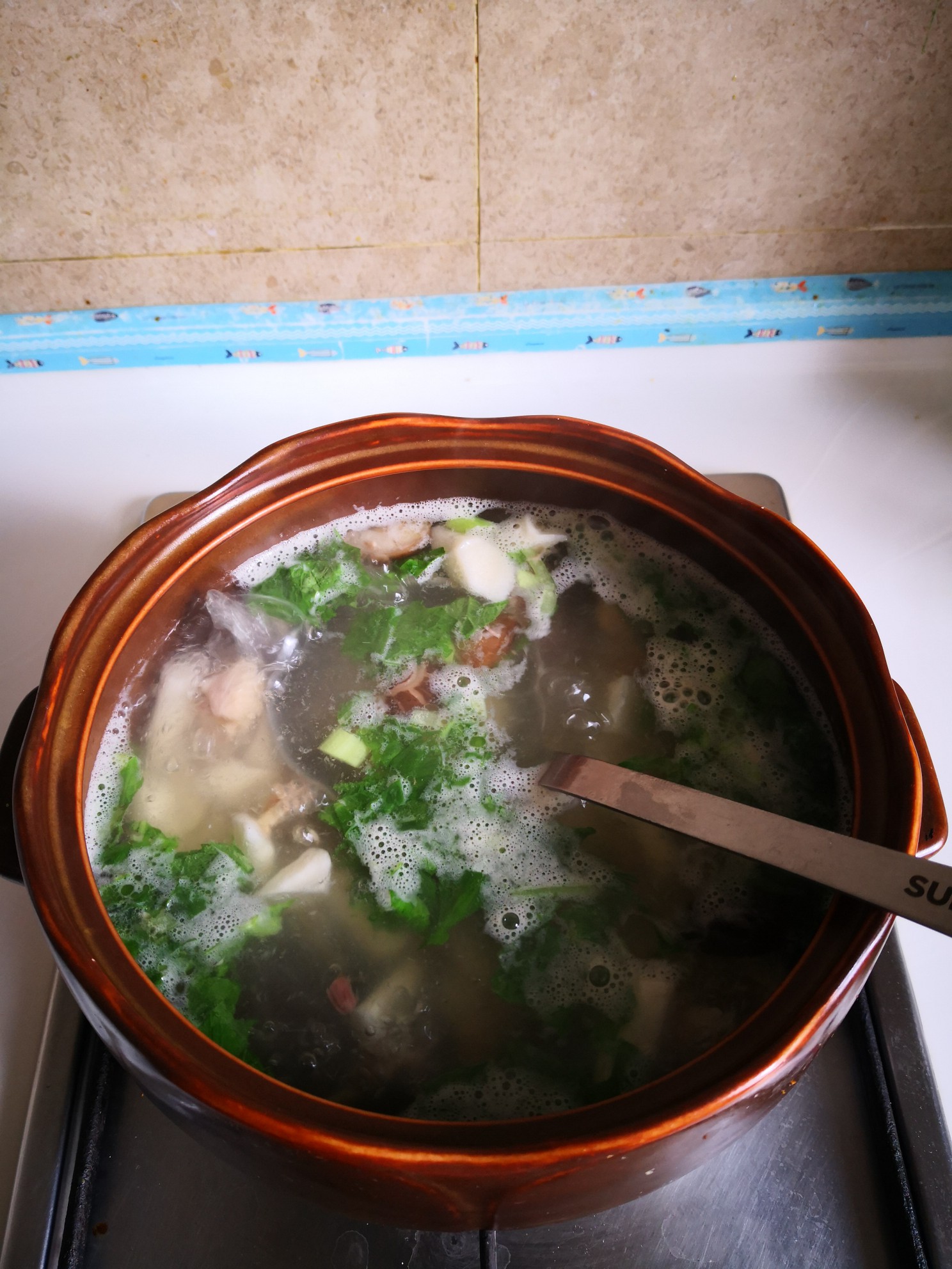 Chicken Soup Stewed Yam recipe