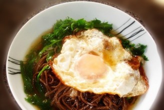 Shepherd's Purse Soba Noodles recipe