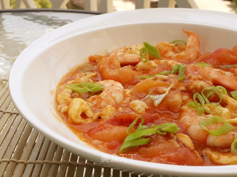 Tomato Shrimp Eggs recipe