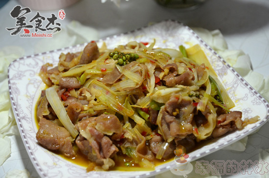 Stir-fried Lamb with Scallions recipe