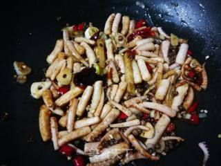 Spicy Squid Silk recipe