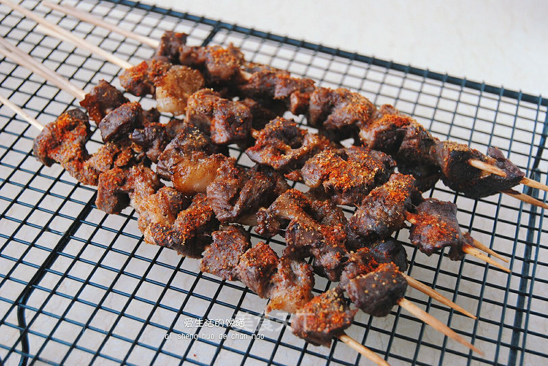 Cumin Lamb Skewers in Dongling Electronic Oven recipe