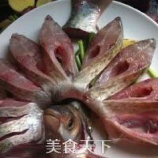 Steamed Bream with Sausage recipe