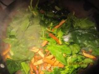 Stir-fried Tofu with Spinach recipe