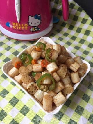 Hot and Sour Lotus Root Strips recipe