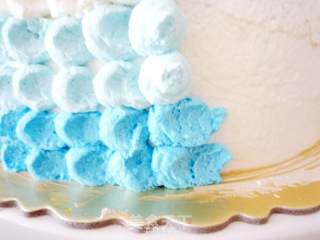 Blue Ocean Heart Cake recipe