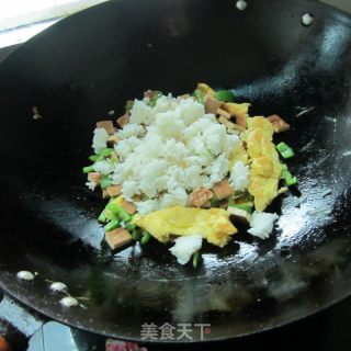 Fried Rice with Egg Tofu recipe