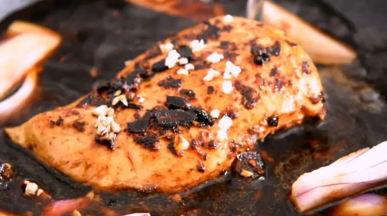 Roasted Chicken Breast in Black Bean Sauce recipe