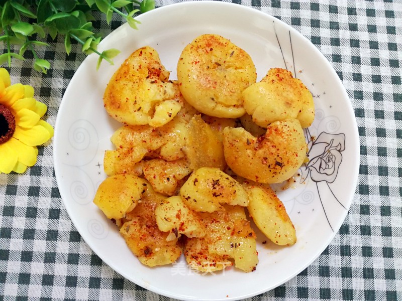 Pan-fried Baby Potatoes recipe