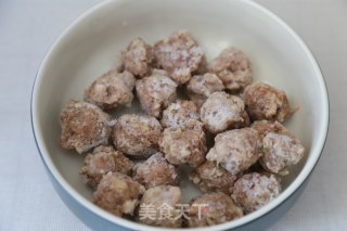 Baby Vegetable Meatball Claypot recipe