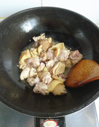 Stewed Chicken with Mushrooms recipe