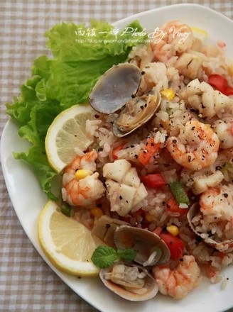 Home-cooked Paella recipe