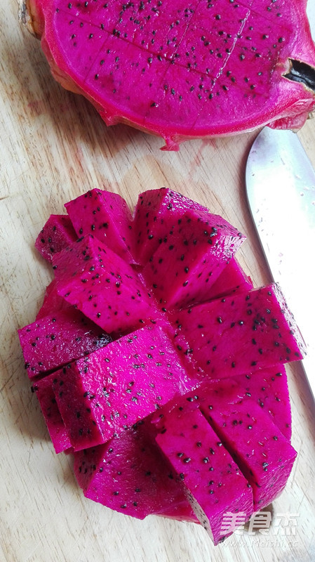 Red Heart Pitaya Ice Cream recipe