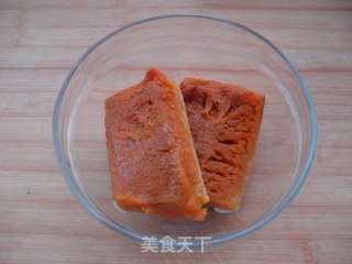 Pumpkin and Red Date Hair Cake recipe