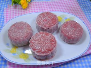 Pumpkin Filling Snowy Mooncakes recipe