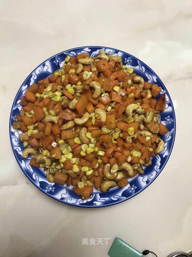 Carrot Corn Stir-fried Cashew Nuts recipe