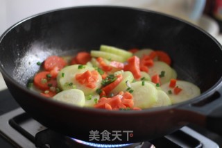 Stir-fried Squash with Carrots recipe