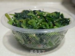 Garlic Spinach Steps recipe