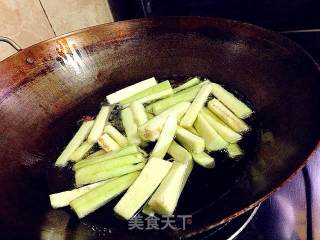 Red Pepper and Eggplant Mixed with Preserved Eggs recipe