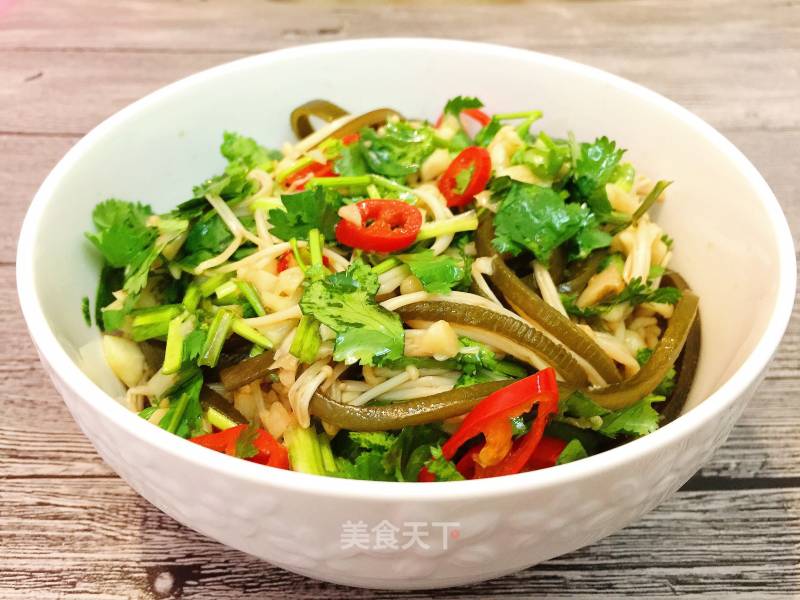 Enoki Mushroom and Kelp recipe