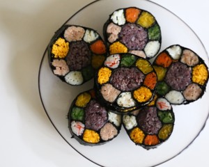 Flower Sushi Nori Roll recipe