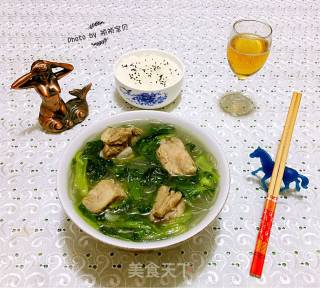 Chinese Cabbage Vermicelli Pork Rib Soup recipe